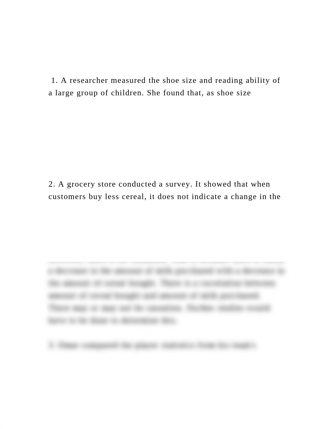 1. A researcher measured the shoe size and reading ability of a.docx_d5dyoswn6q4_page2