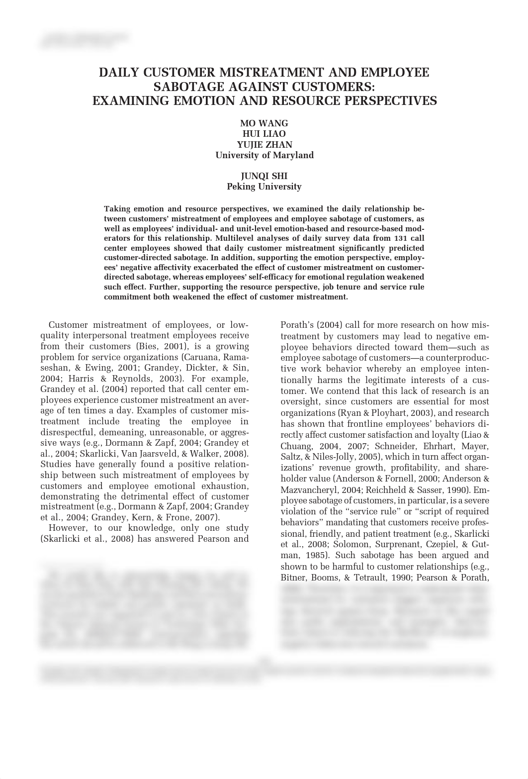 Daily customer mistreatment and employee sabotage against customers examining emotion and resource p_d5e5snrevqr_page1