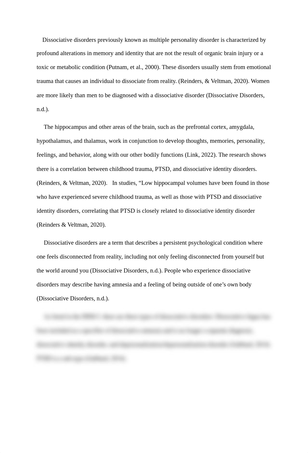 Describe the various dissociative disorders.docx_d5e6ob9sy9z_page1