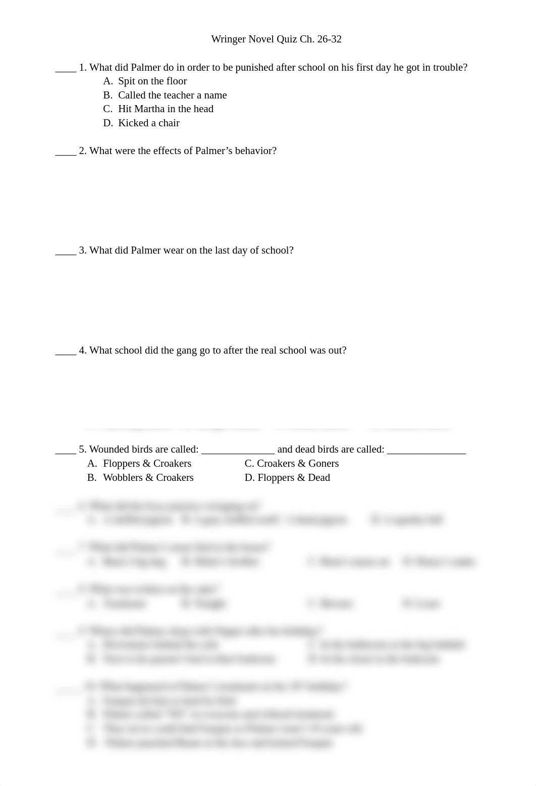 Wringer Novel Quiz Ch 26-32.docx_d5e990m7q0e_page1