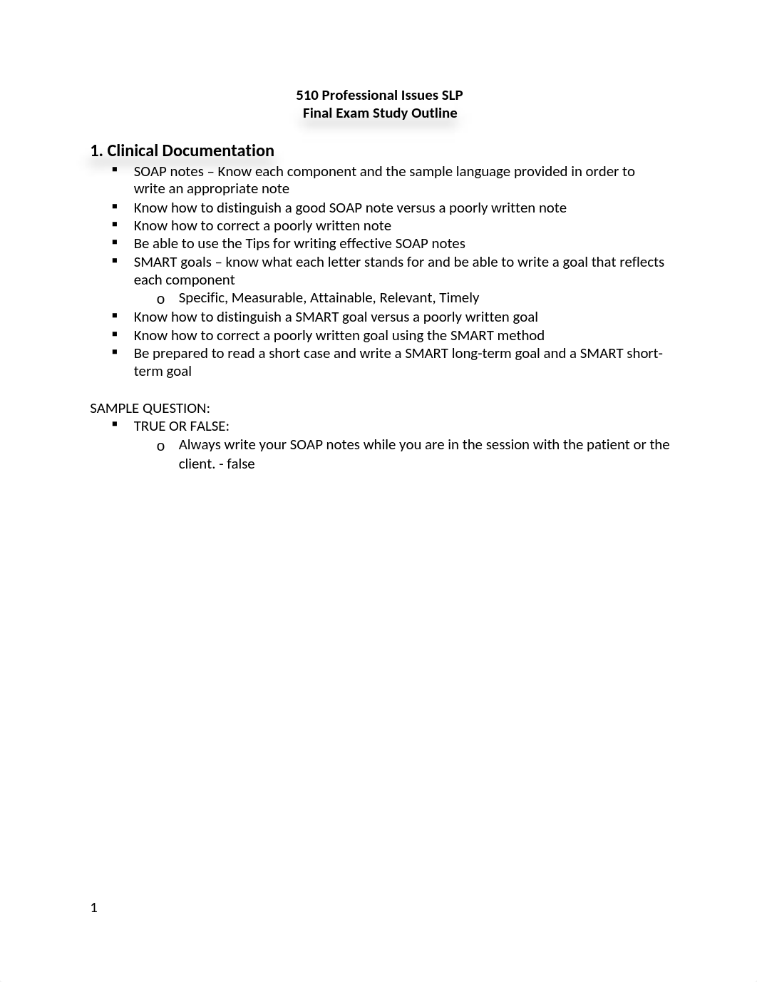 Final Exam Study Outline Professional Issues SLP.docx_d5e9aix96xy_page1