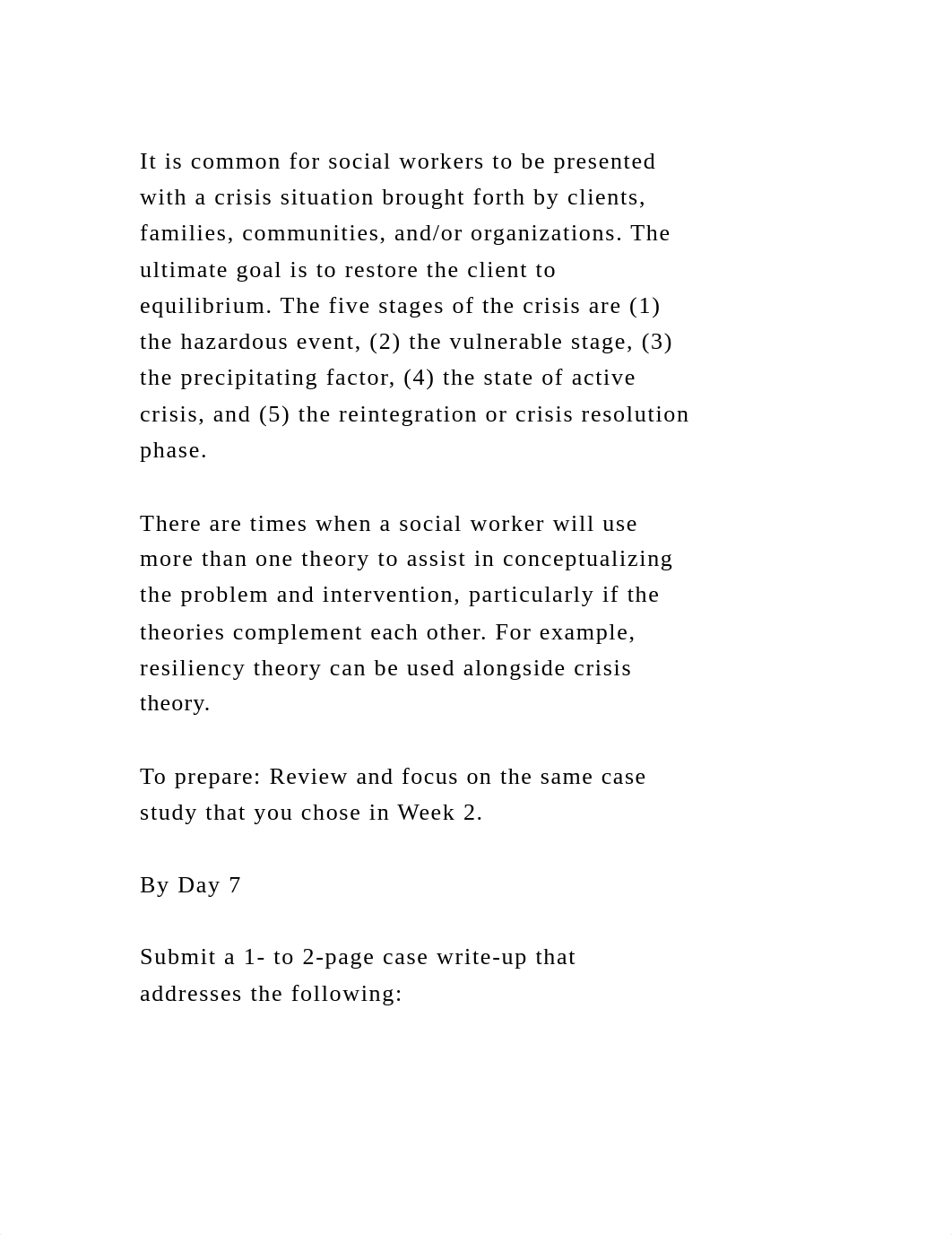 It is common for social workers to be presented with a crisis situat.docx_d5eetd83038_page2