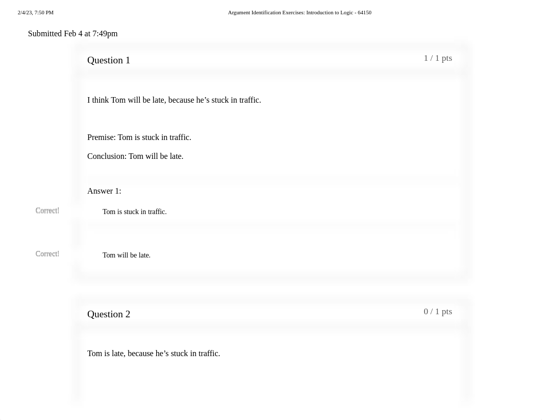 Argument Identification Exercises_ Introduction to Logic - 64150.pdf_d5elzpf4xkp_page2