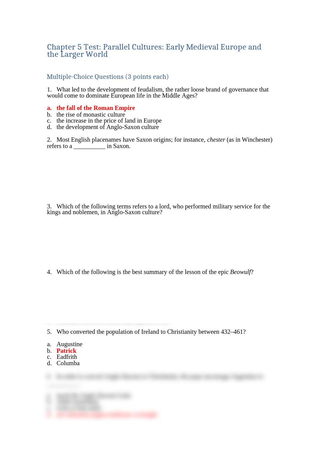 Humanities 1302 Chapter 5 Test Parallel Cultures.docx_d5f2h553nu7_page1