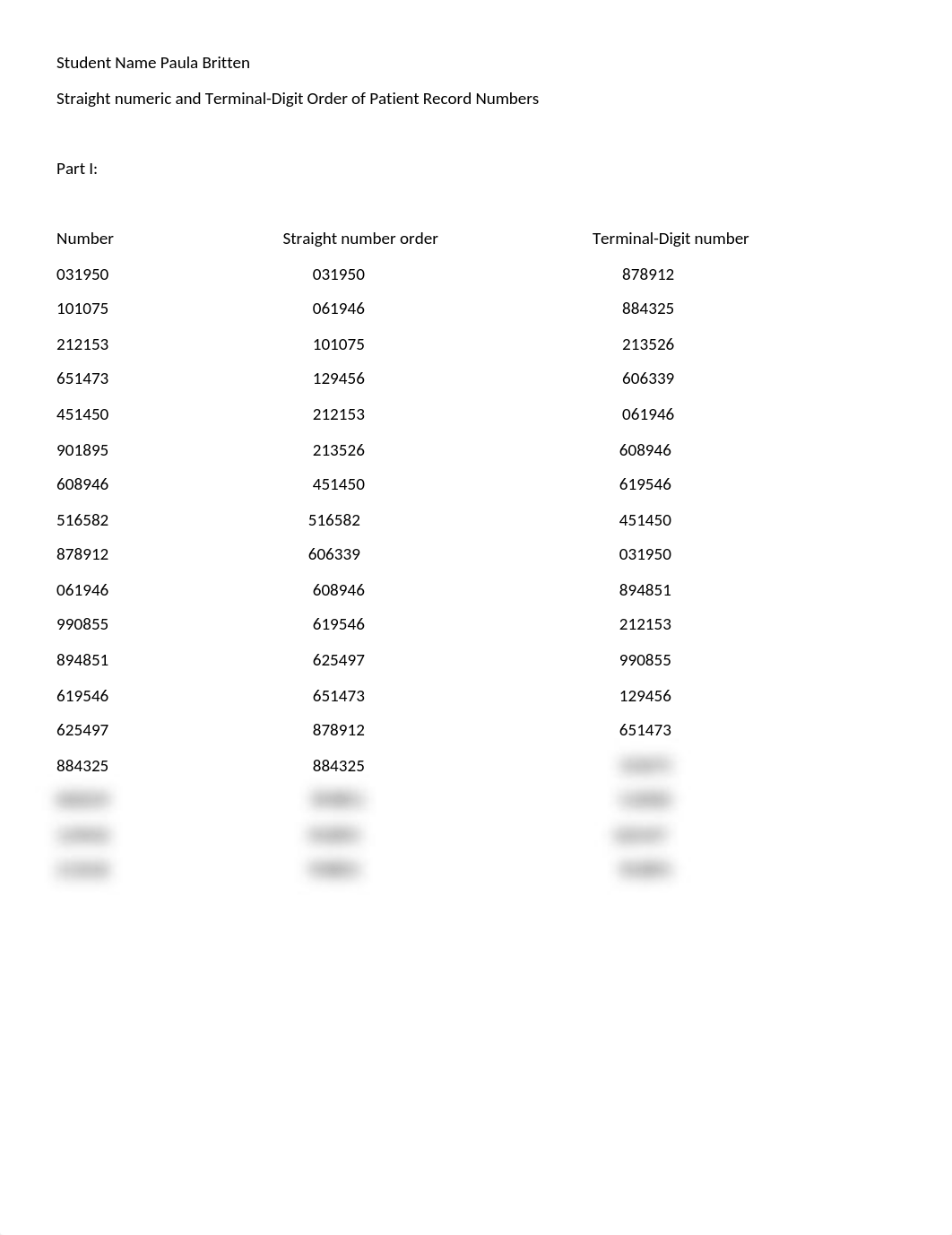 HITT 1301 lab 7-1 straight and terminal-digit order.docx_d5fchimghm5_page1