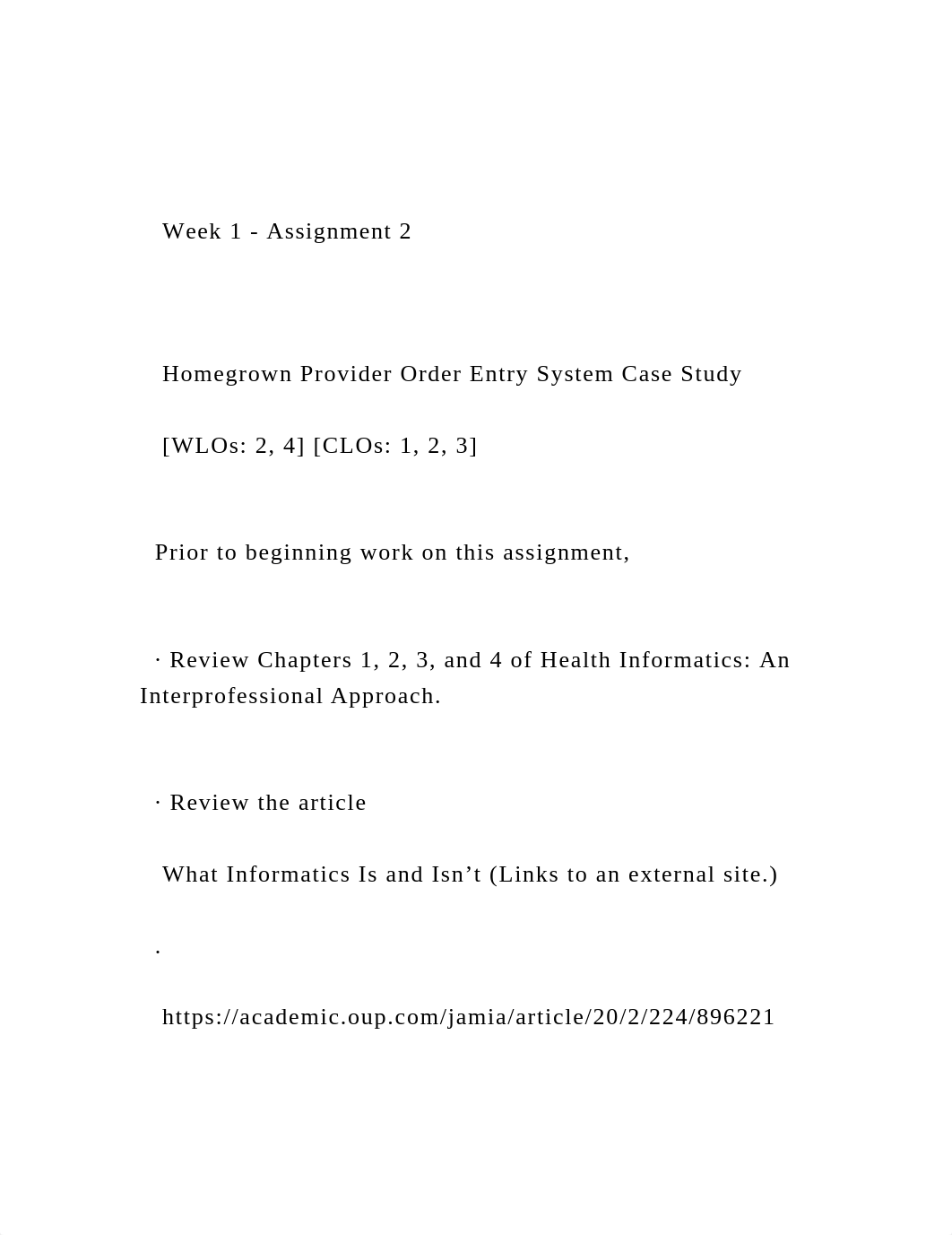 Week 1 - Assignment 2     Homegrown Provider Order Entry.docx_d5fd5emrcty_page2