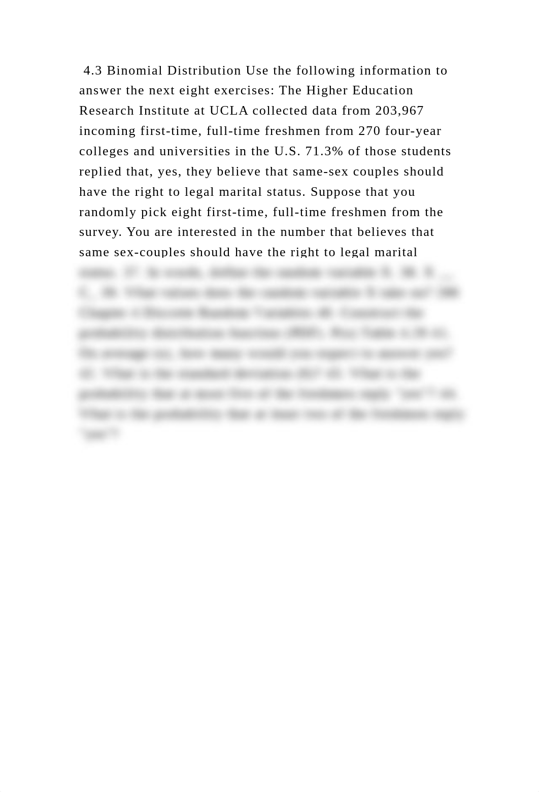 4.3 Binomial Distribution Use the following information to answer the.docx_d5flrfbak3x_page2