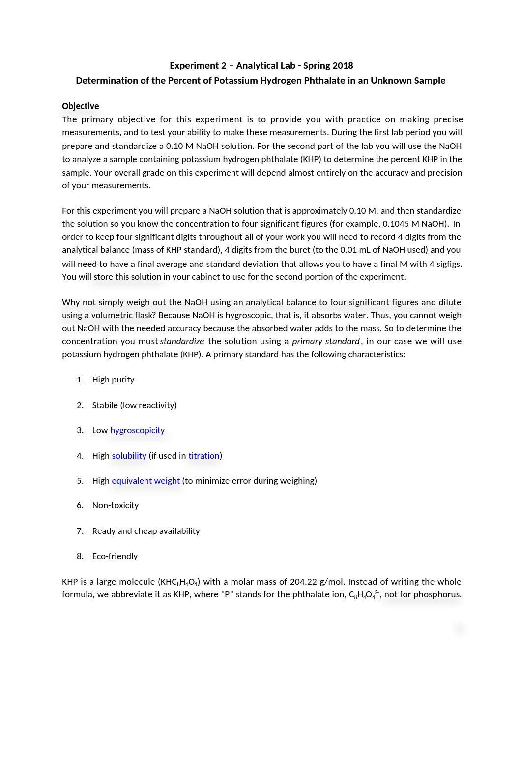 Exp 2 Titrations with KHP 2018.docx_d5fsd40l0xs_page1