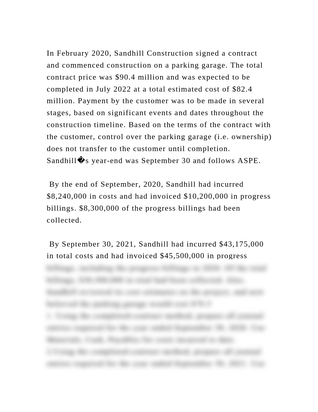 In February 2020, Sandhill Construction signed a contract and commen.docx_d5g7v0e0dkd_page2