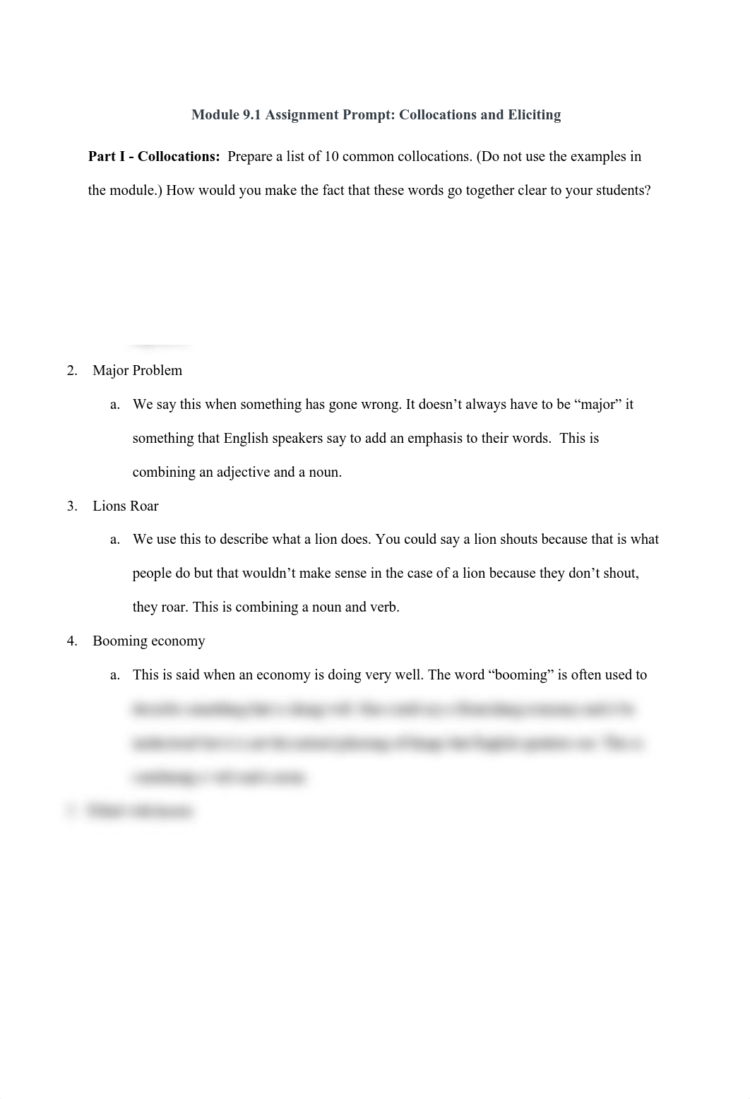Module 9.1 Assignment Prompt_ Collocations and Eliciting.pdf_d5ghu0ln7qh_page1