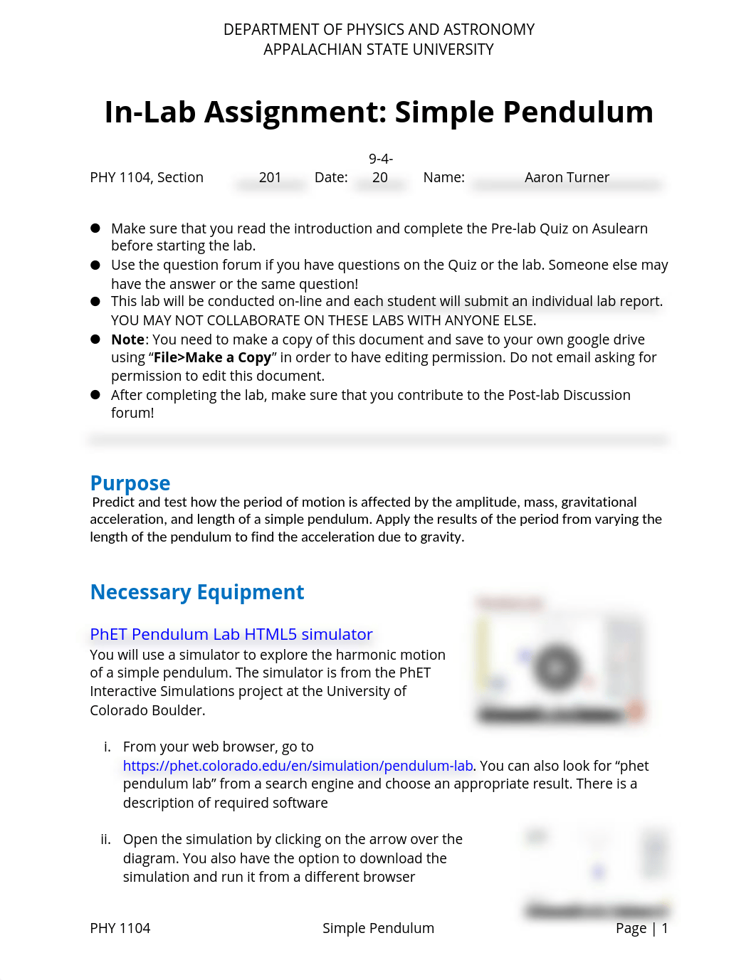 Pendulum Lab PHY1104.docx_d5gummgofk5_page1