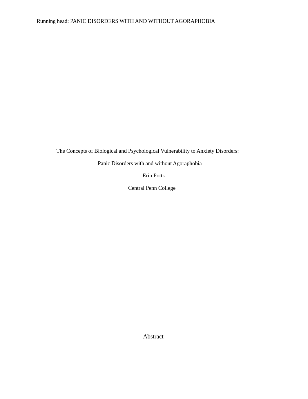 The Concepts of Biological and Psychological Vulnerability to Anxiety Disorders_Wk 4 Potts_d5h036klhdr_page1