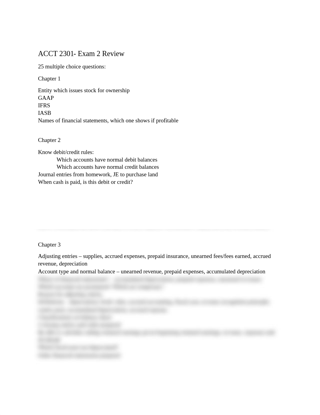 ACCT 2301 Exam 2 Review_d5hd7udhadg_page1