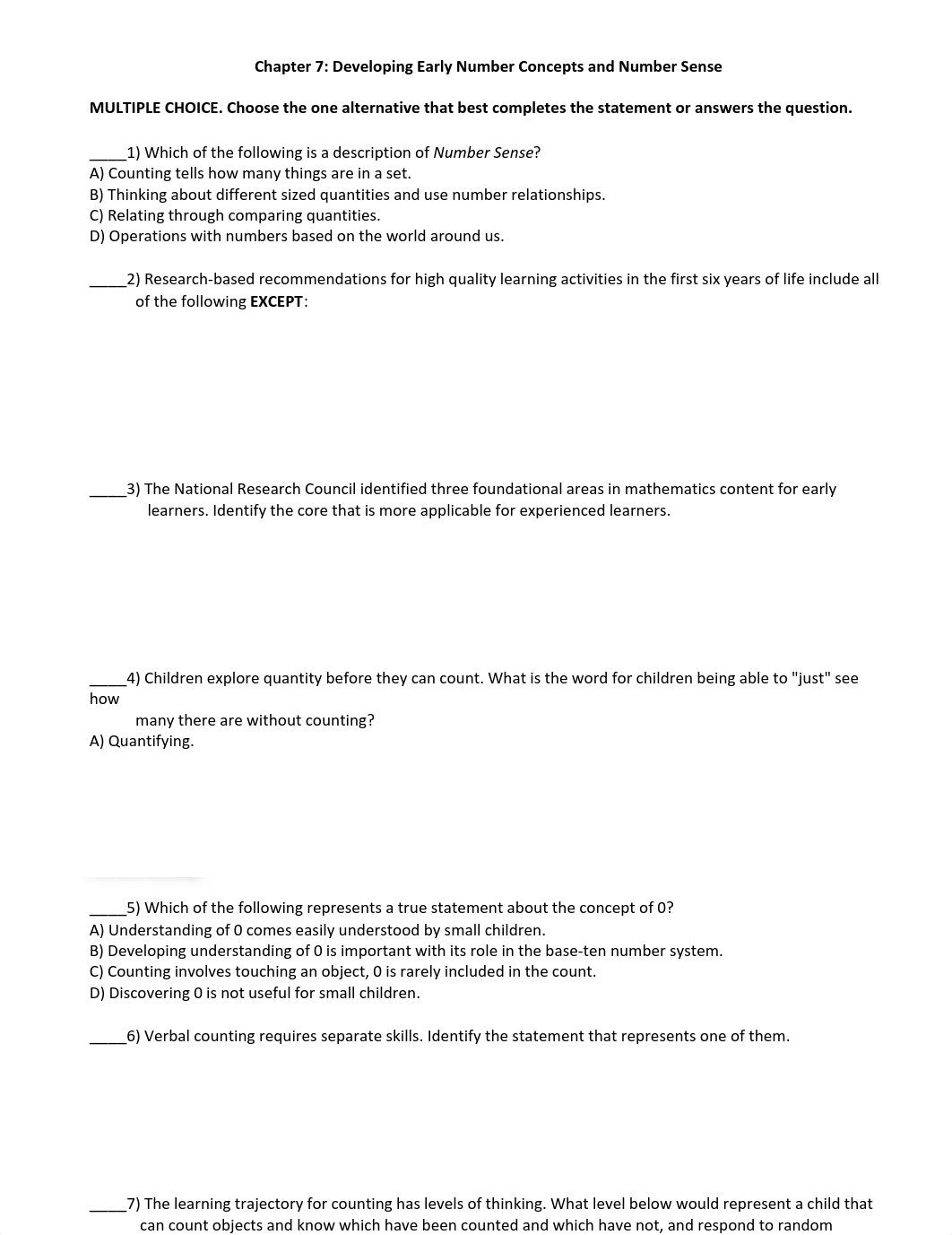 Text-Elem. & Middle Sch. Math-Teaching Developmentally-Ch 7 Quiz and KEY-Number Concepts & Number Se_d5i32ah58kz_page1