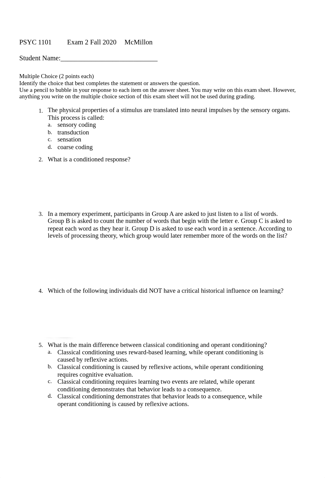 McMillon Exam 2 (Fall 2020) Multiple Choice Student (1).doc_d5i4fq9ve68_page1