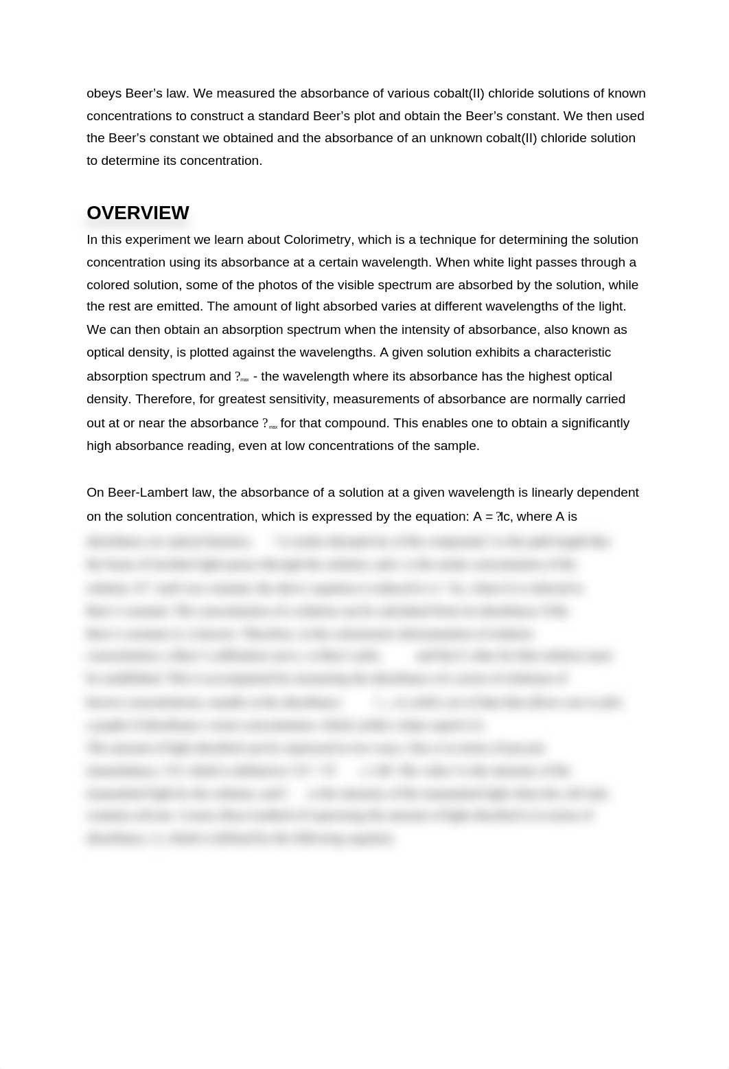 Experiment 10A - Spectrophotometric Analyiss of Cobalt (II).docx_d5i7t4svvgc_page2