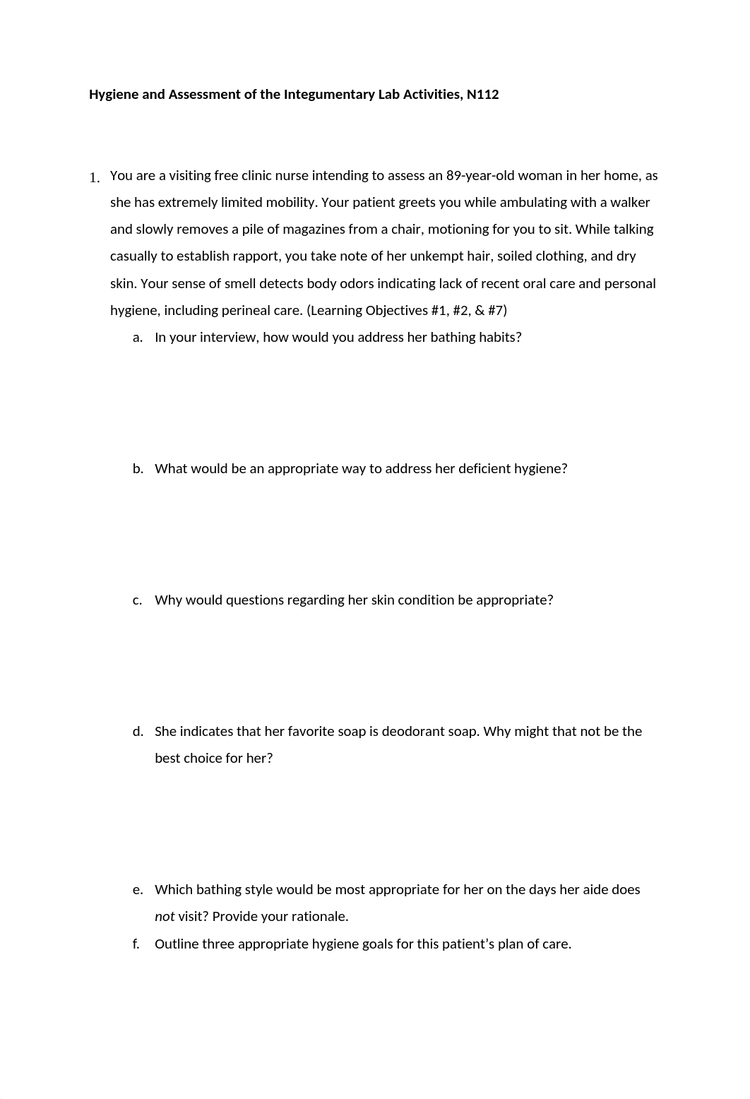 Hygiene and Integumentary Lab Activity. N112.doc_d5i8c40bnr1_page1