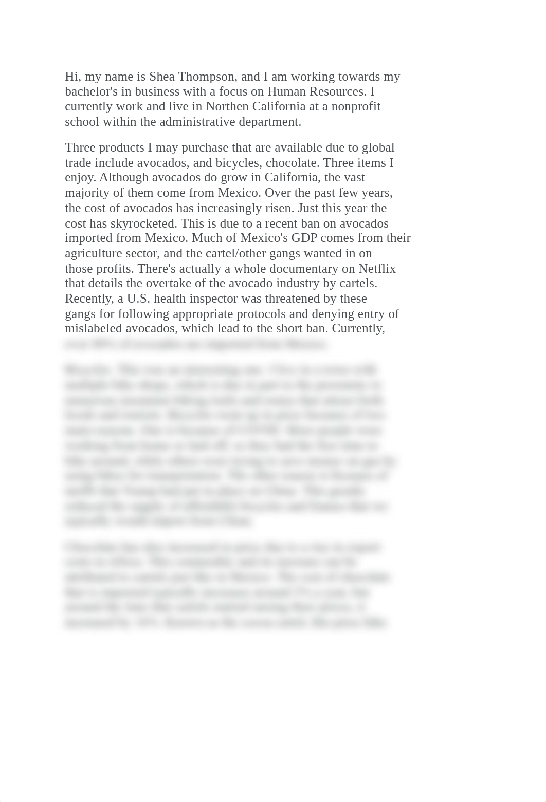 INT-220 1-1 Discussion Global events and Local supplies 6.docx_d5i8jbzo3it_page1