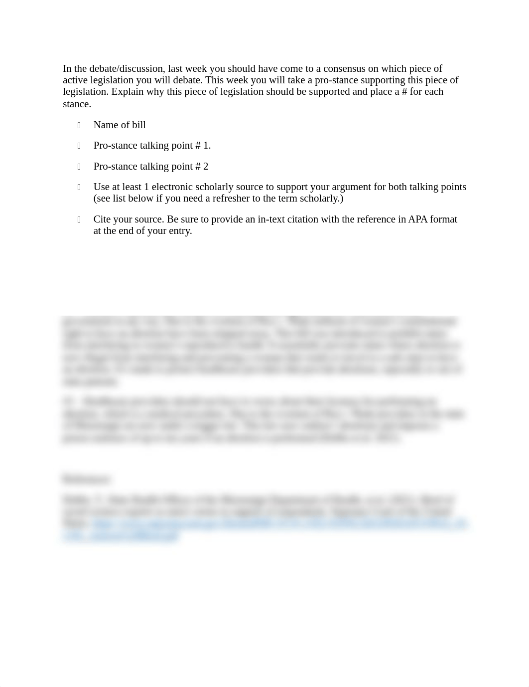 NSG 398-Discussion 3-Bill Debate.docx_d5ib999vaeh_page1