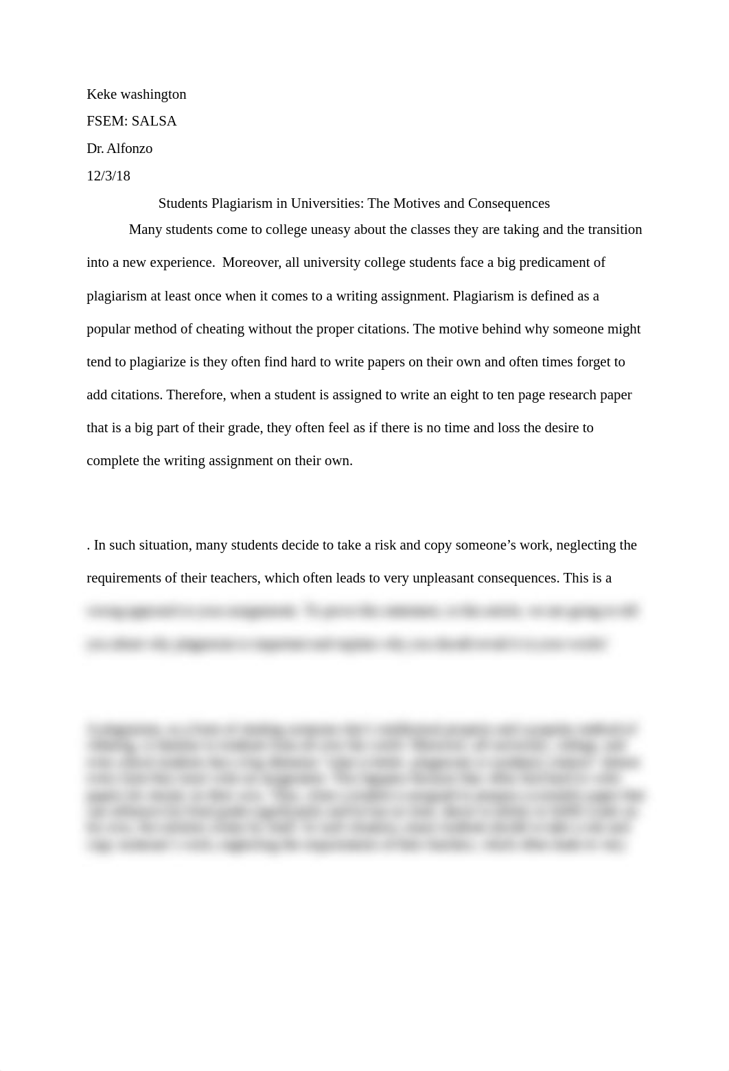 Students Plagiarism in Universities The Motives and Consequences .docx_d5iex7h2xlp_page1