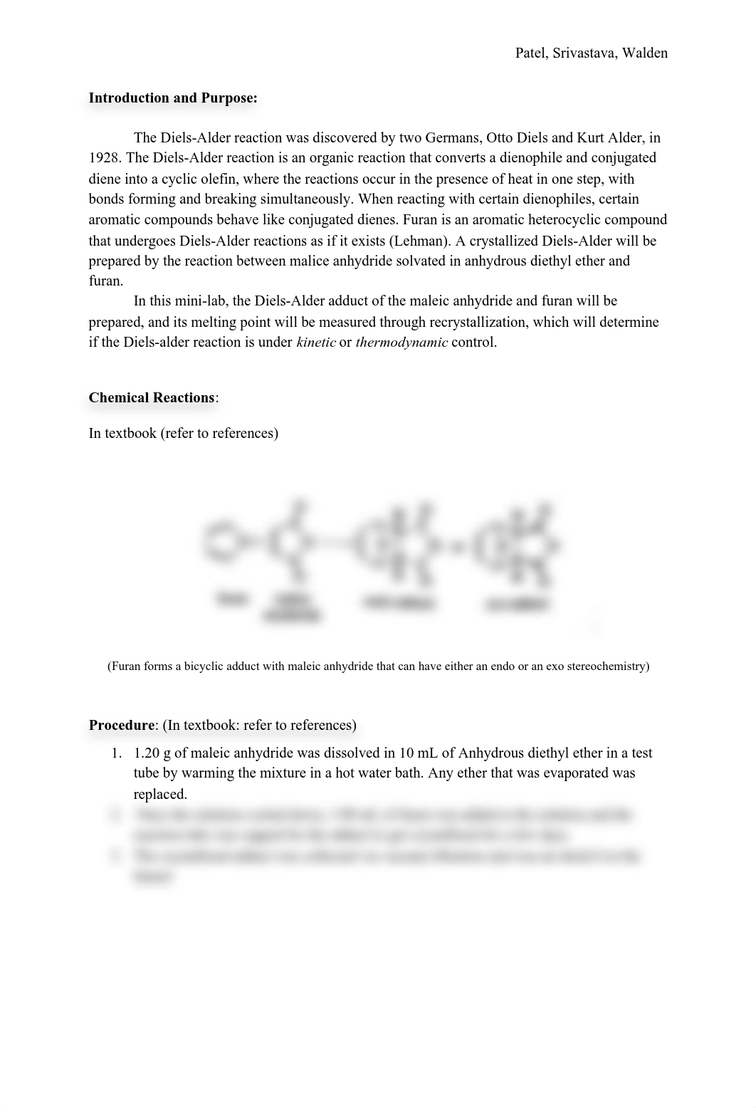 (FINAL) Mini-lab 27_ Diels-Alder Reaction of Maleic Anhydride and Furan.pdf_d5igx3g75gf_page2