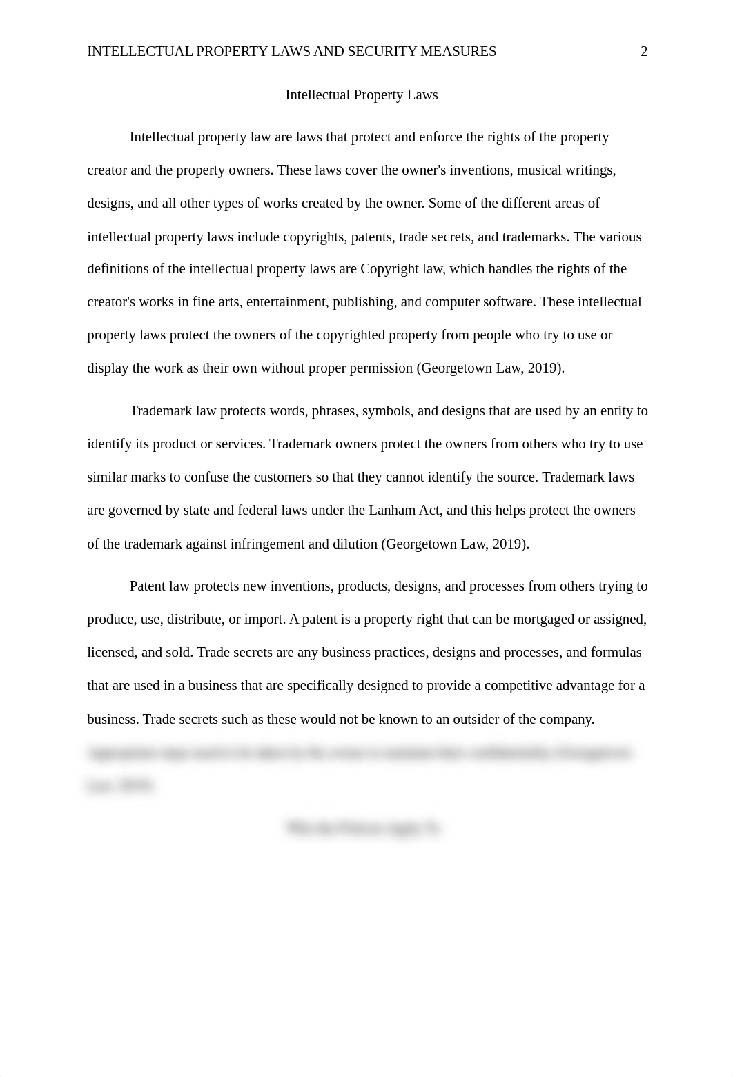 Week 7 Assignment 3 Intellectual Property Laws and Security Measures 1b1.docx_d5ihmbrd9jd_page2