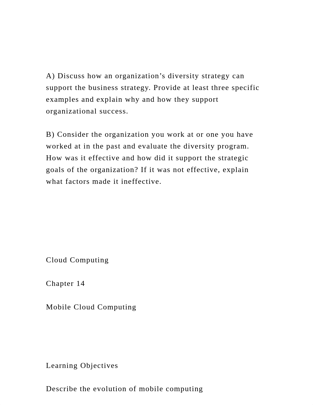 A) Discuss how an organization's diversity strategy can support .docx_d5iwy2ka35l_page2