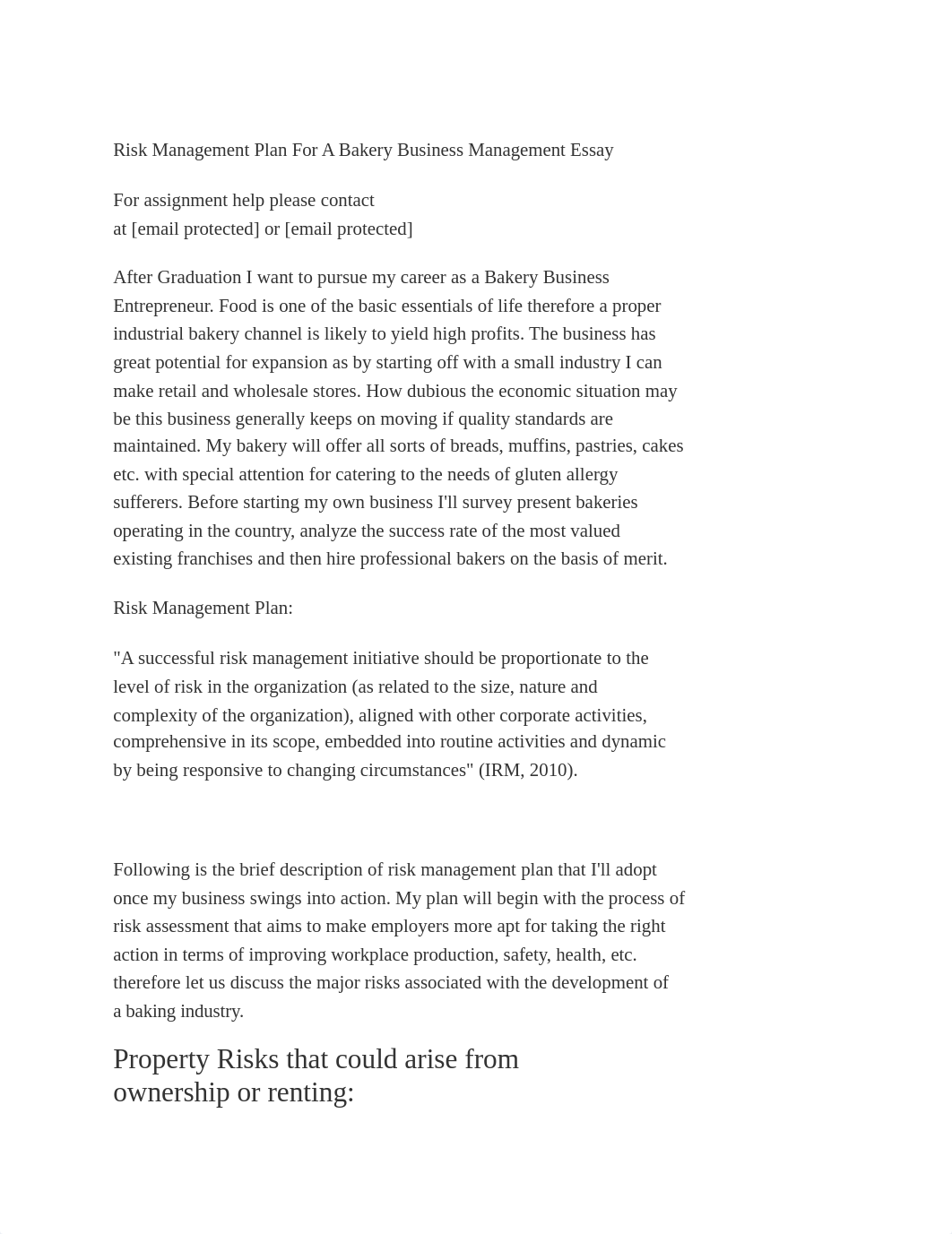 279225035-Risk-Management-Plan-for-a-Bakery-Business-Management-Essay.docx_d5j08s5am4i_page1