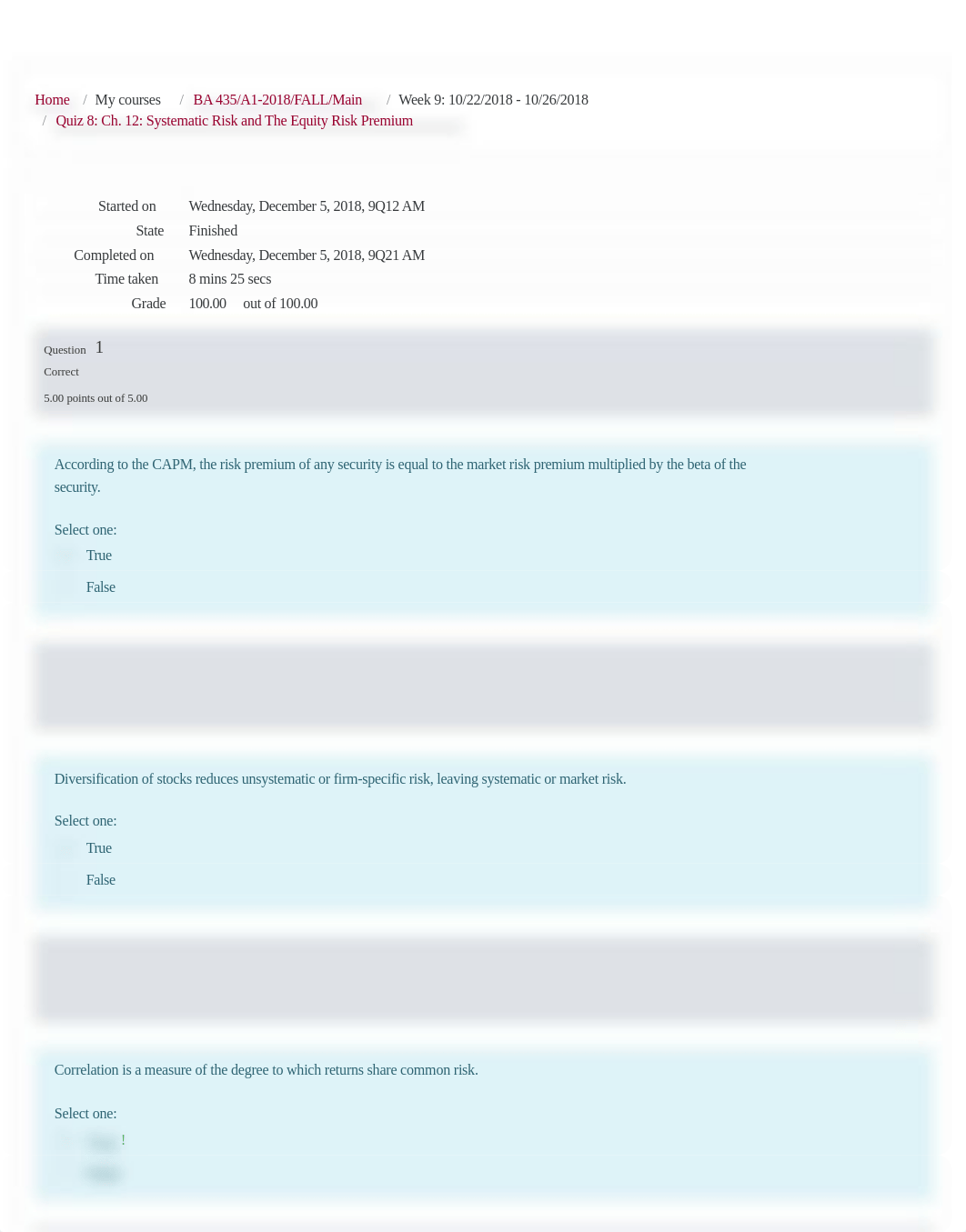 Quiz 8: Ch. 12: Systematic Risk and The Equity Risk Premium.pdf_d5j0b4s16zz_page1