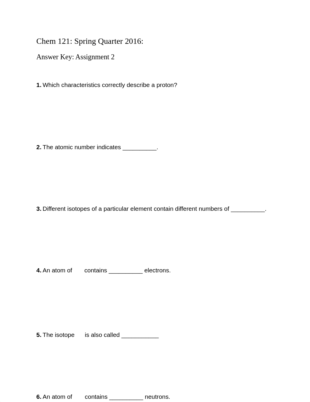 Answer keyChem 121 Assignment 2.pdf_d5jjh9thjp9_page1