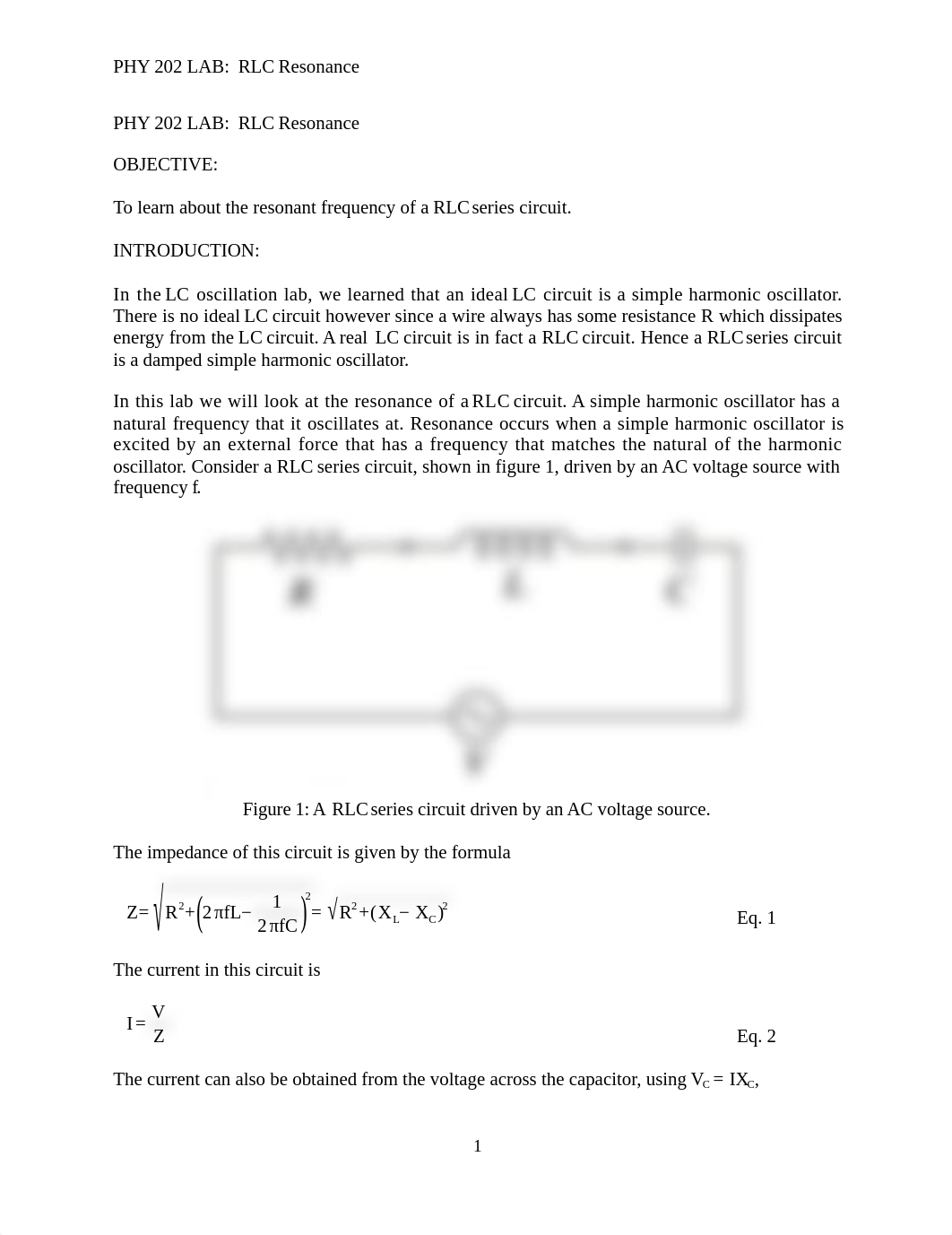 PHY 202 LAB RLC resonance.docx_d5jt190zh54_page1