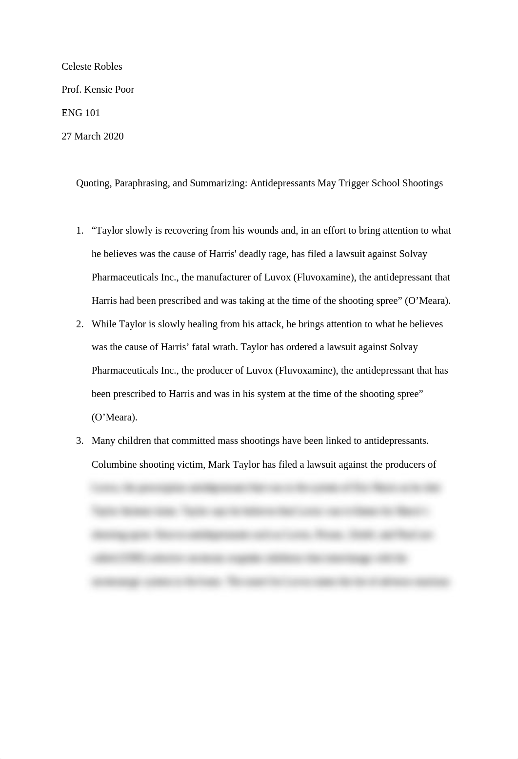 Quoting, Paraphrasing, and Summarizing- Antidepressants May Trigger School Shootings.docx_d5jv7lptuuw_page1