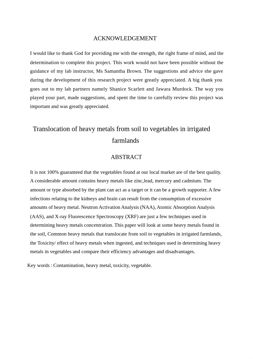 Analytical Chemistry CHY3022 Project.docx_d5jz64gefcz_page1