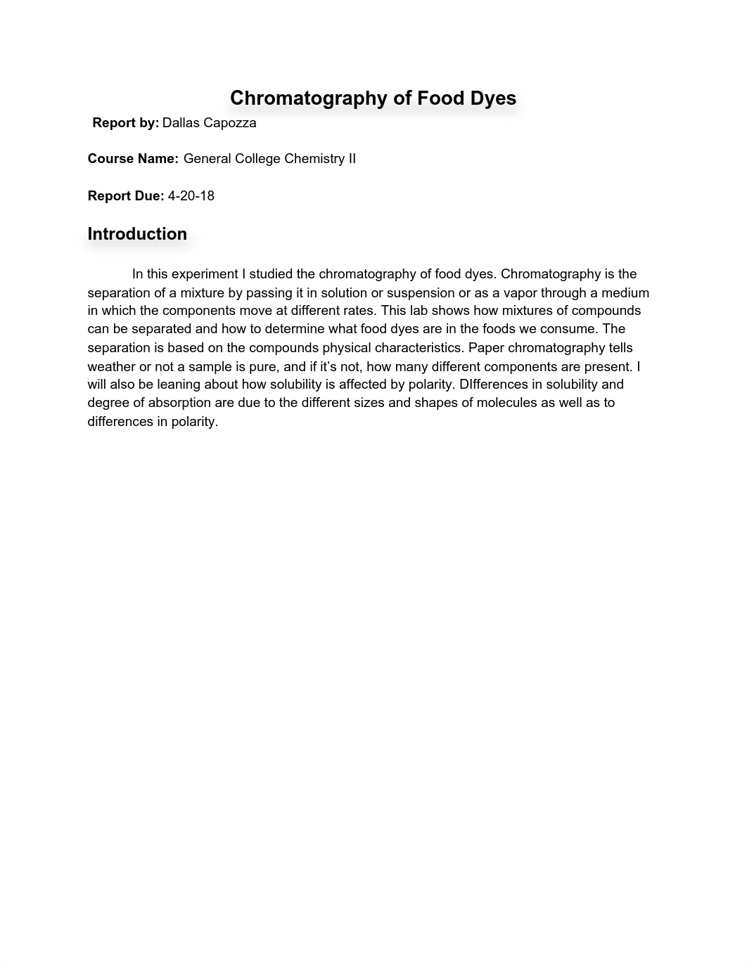 Chromatography of Food Dyes Lab.pdf_d5k534kb37v_page1