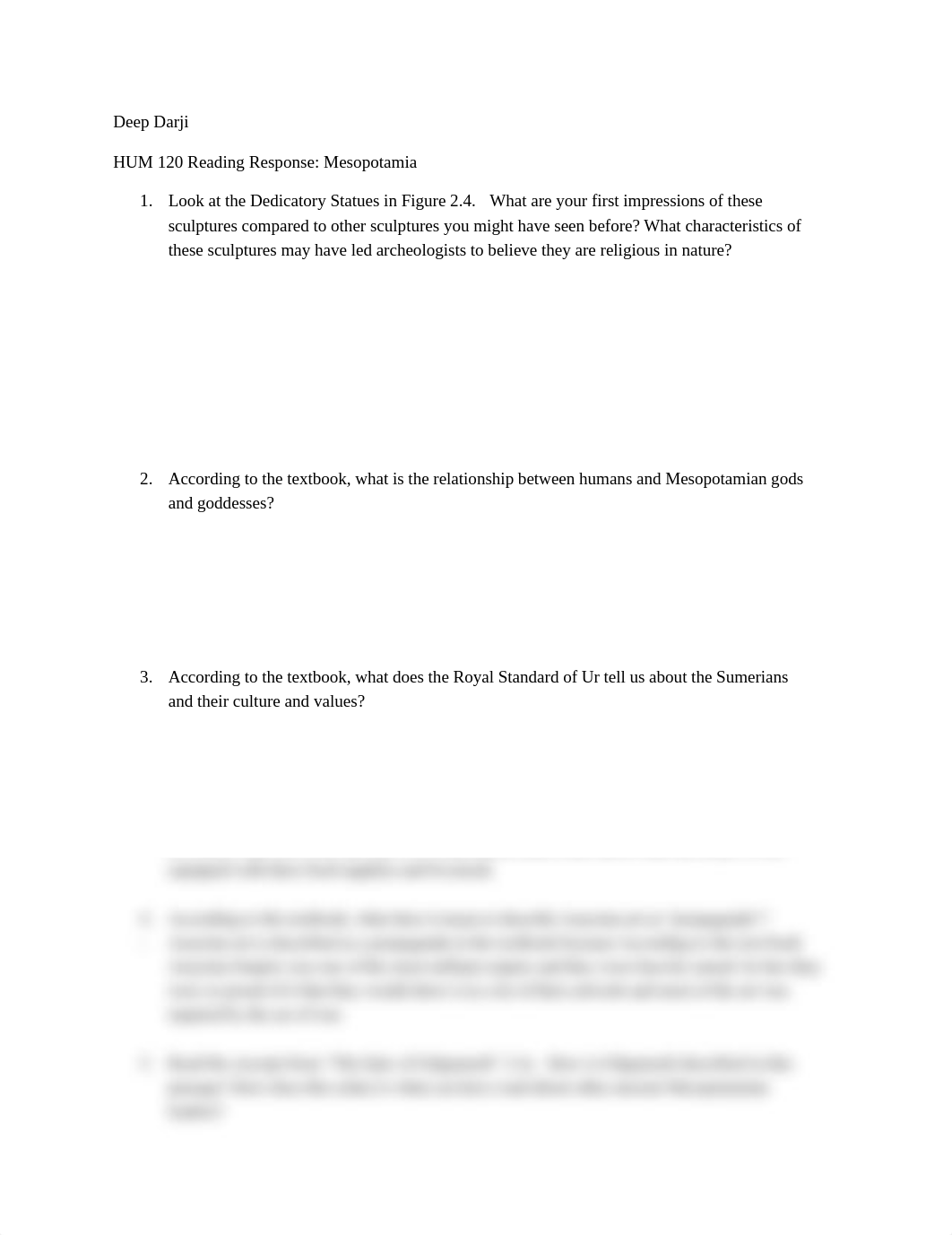 HUM 120 Reading Response Mesopotamia copy.docx_d5k7sjtigal_page1