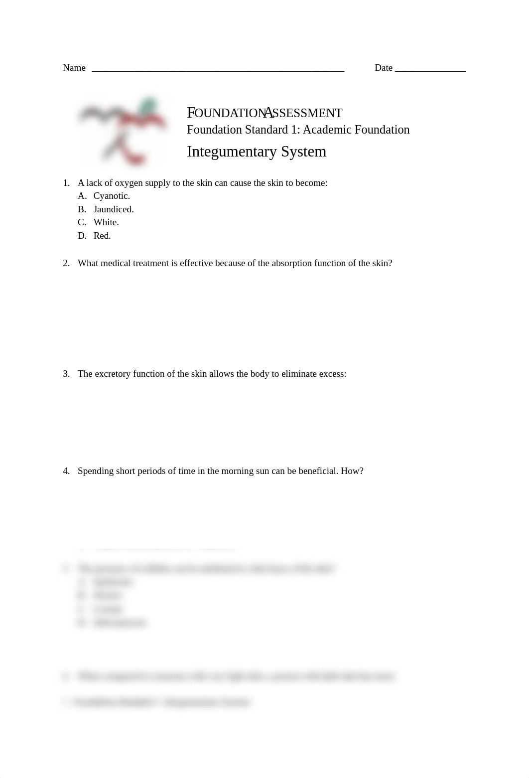 Integumentary TEST_d5k7zcy5lbl_page1