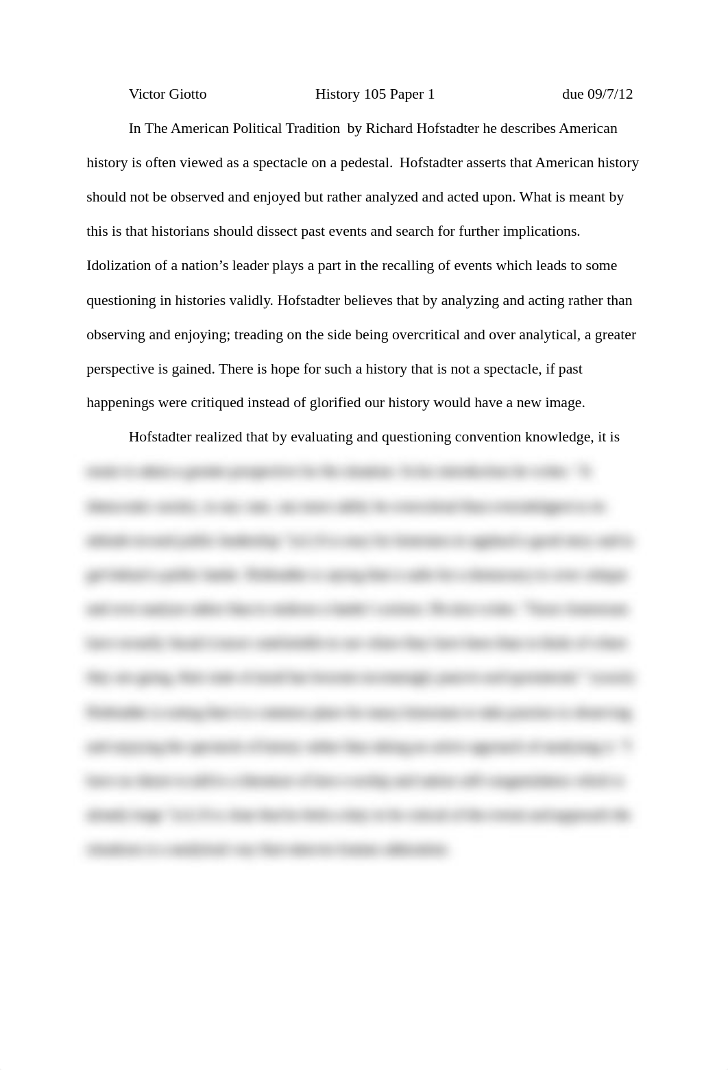 Victor Giotto                             History 105 Paper 1                                     du_d5k8yhm5iab_page1