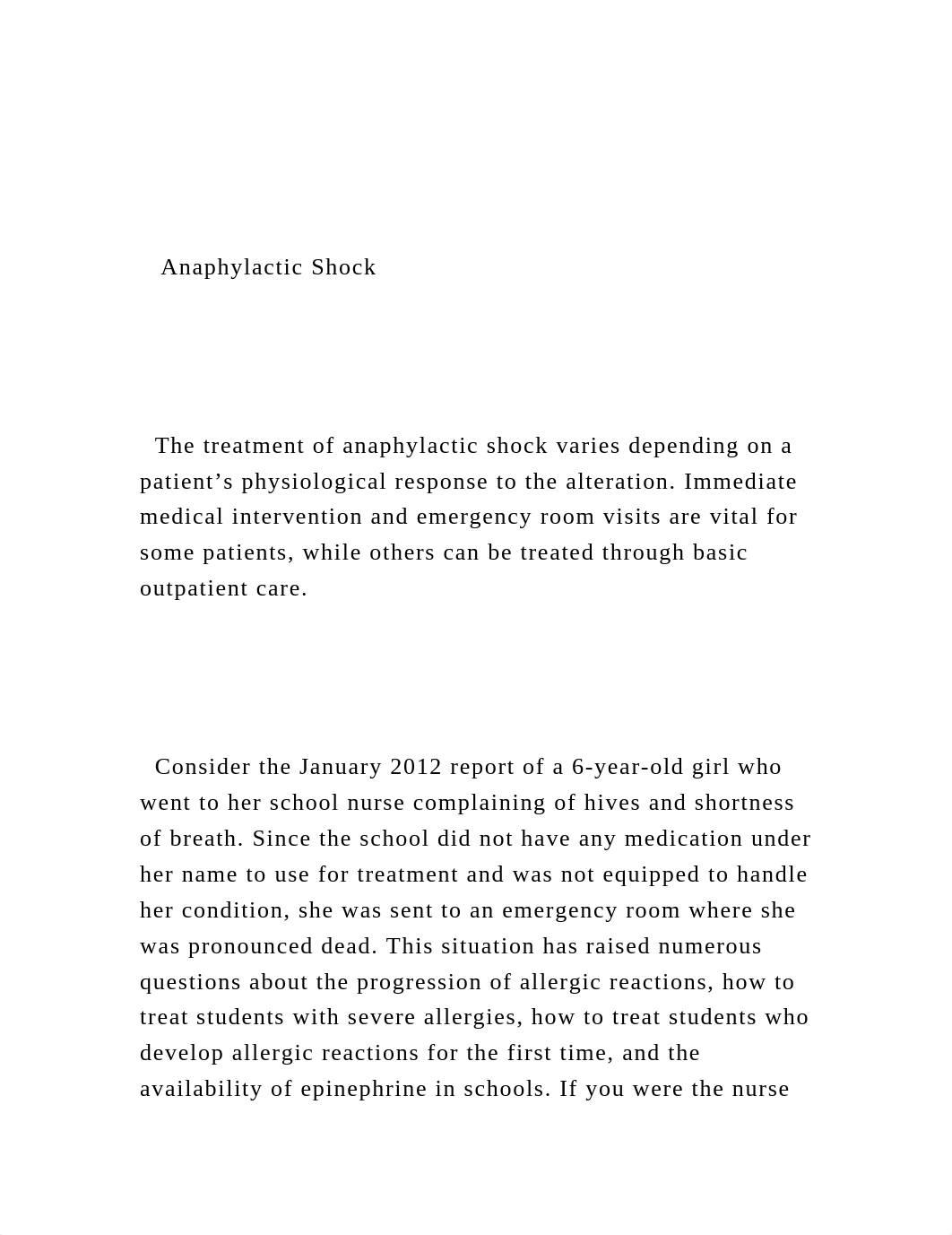 Anaphylactic Shock    The treatment of anaphylactic .docx_d5khowetv8f_page2