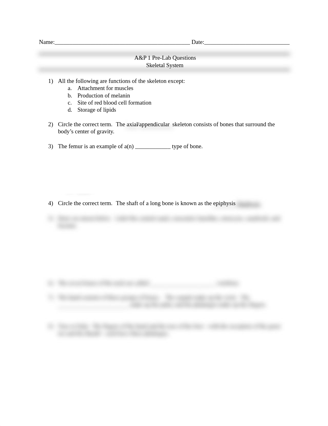 A&P 1 Skeletal System Pre-Lab VI  Questions.docx_d5khu2zonu7_page1