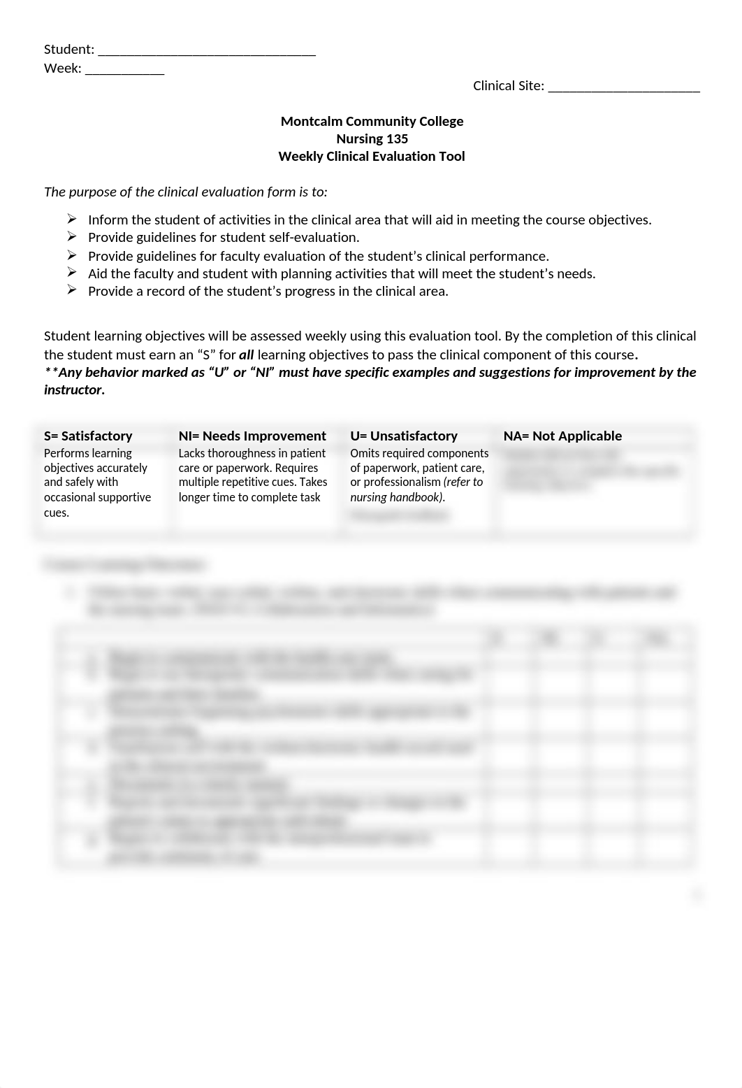 Foundations Clinical Evaluation Tool-Weekly.docx_d5kj8g8113h_page1