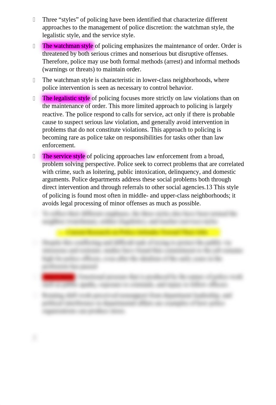 CHAPTER SIX Issues in Law Enforcement and Police Behavior.docx_d5kmjvct4ss_page2