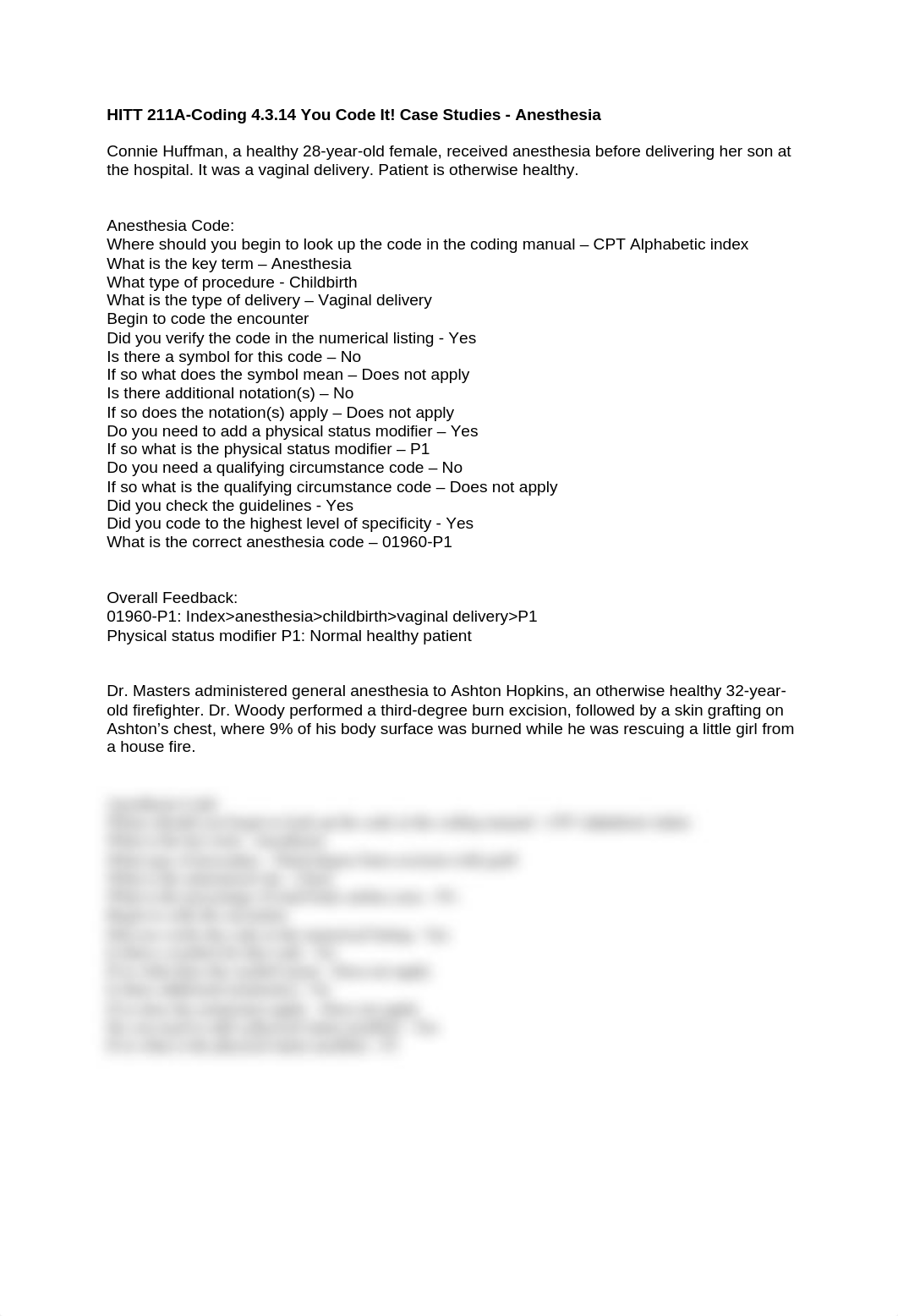 HITT 211A-Coding ?4.3.14 You Code It! Case Studies - Anesthesia.docx_d5kpnzaoeat_page1