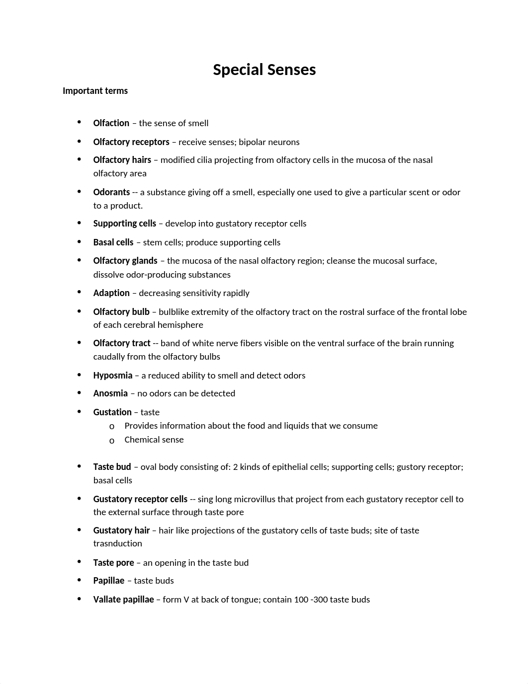 ch 17 review sheet --Special Senses.docx_d5krrepmy4s_page1