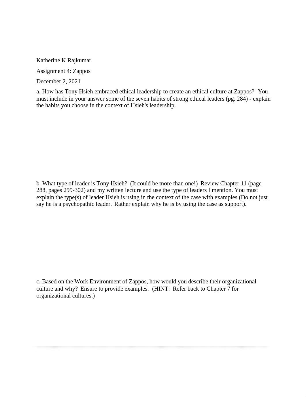 Assignment 4 Zappos Case Study .docx_d5ktetfivqd_page1