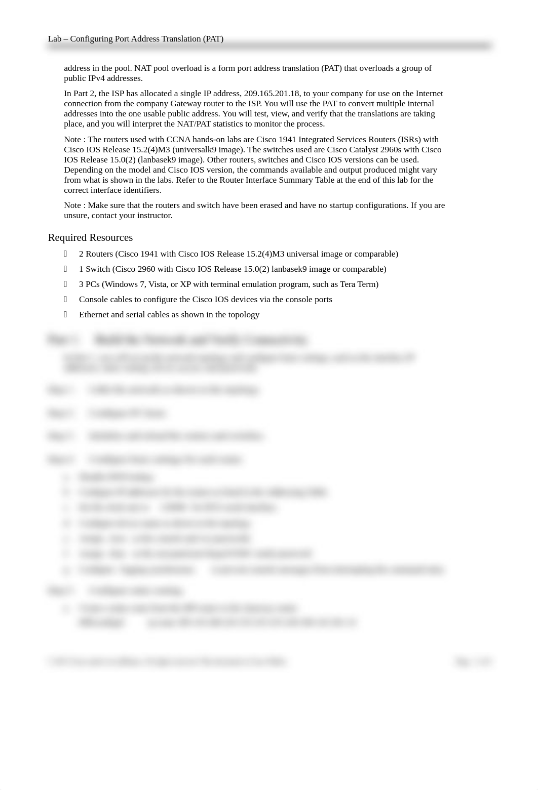 WK 5 - 5.2.3.7 Lab - Configuring Port Address Translation (PAT).docx_d5l2esklpki_page2