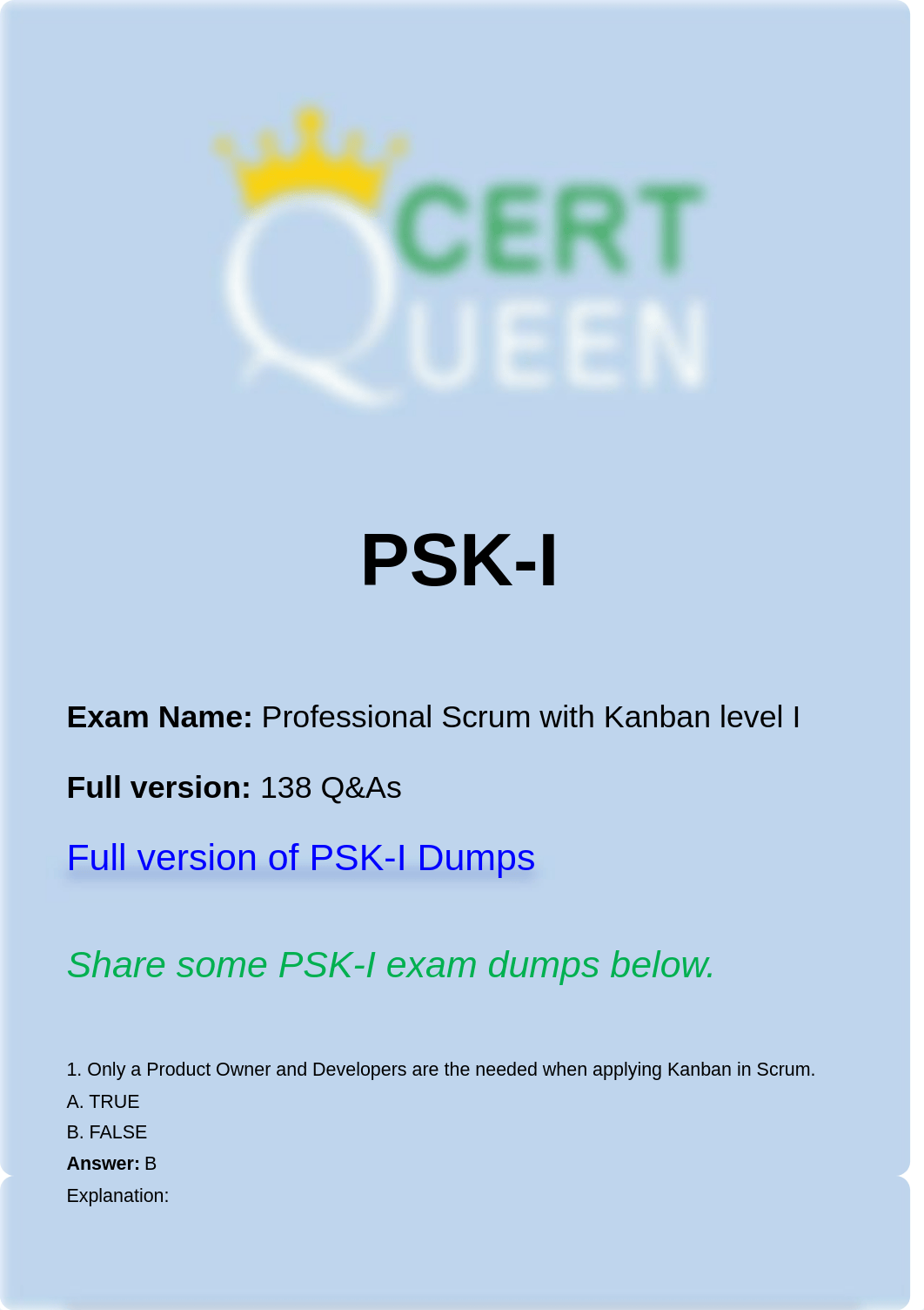 Professional Scrum with Kanban level I PSK-I Actual Questions.pdf_d5l7d8xn5w4_page1