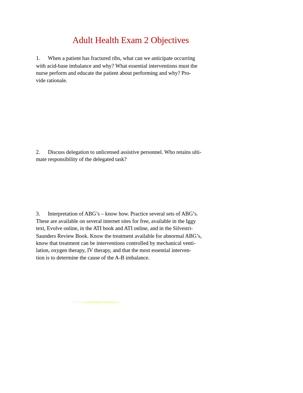 exam 2 objectives AH .docx_d5lg5284svi_page1