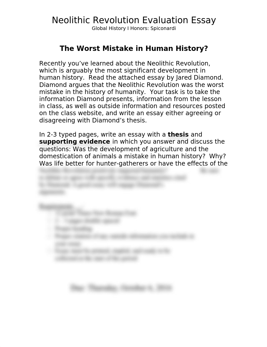 Global I Honors - Neolithic Rev Essay.docx_d5lhyc7r9ma_page1