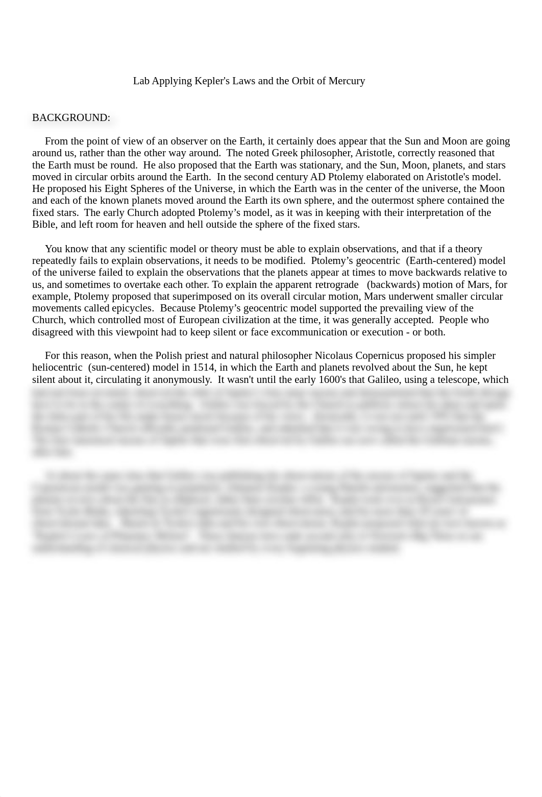 Lab 4 Kepler's laws and Mercury orbit.doc_d5lnpxvjt97_page1