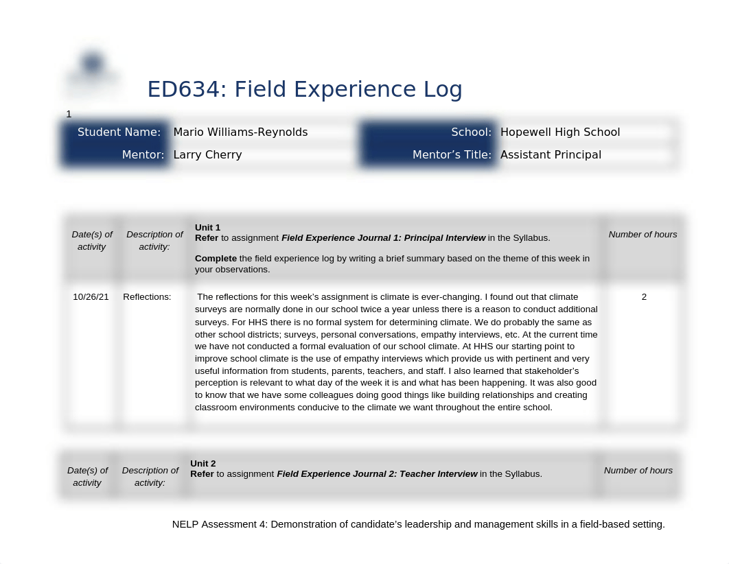 ED634 Field Experience Log Data Conversation.docx_d5lnri7srko_page1